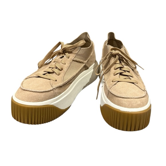 UGG Shoes - UGG Ez-Duzzit Beige Platform Sneakers